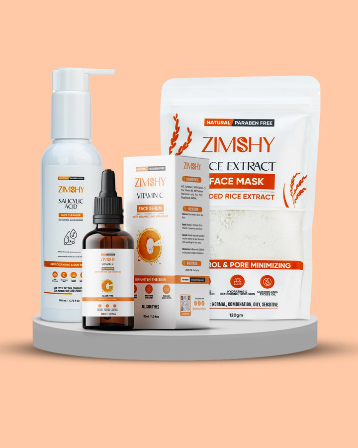 ZIMSHY Nighttime Skincare Bundle for Clear and Radiant Skin Pakistan