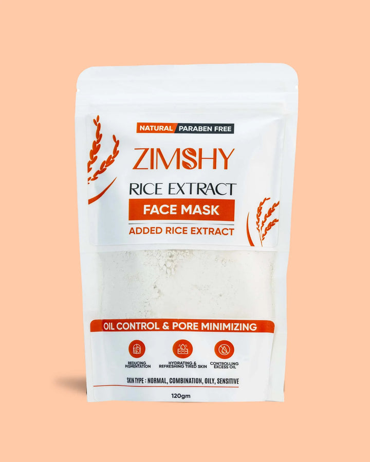 Rice Extract Face Mask Oil Control & Pore Minimizing Gift