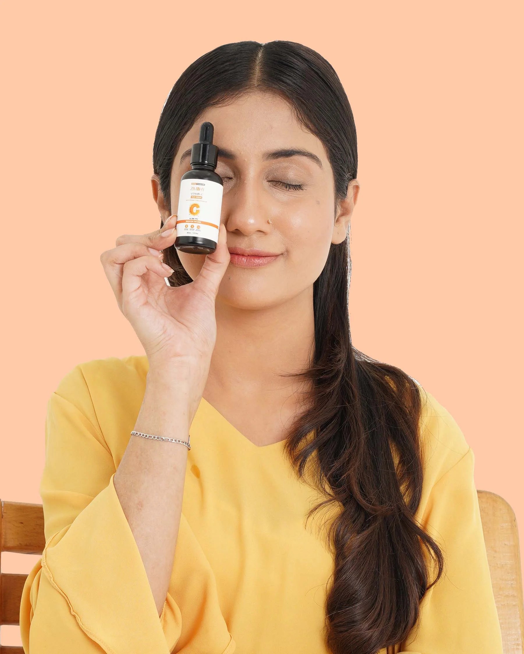 ZIMSHY Vitamin C Face Serum with Niacinamide – Brightening & Glowing Skin 30ML